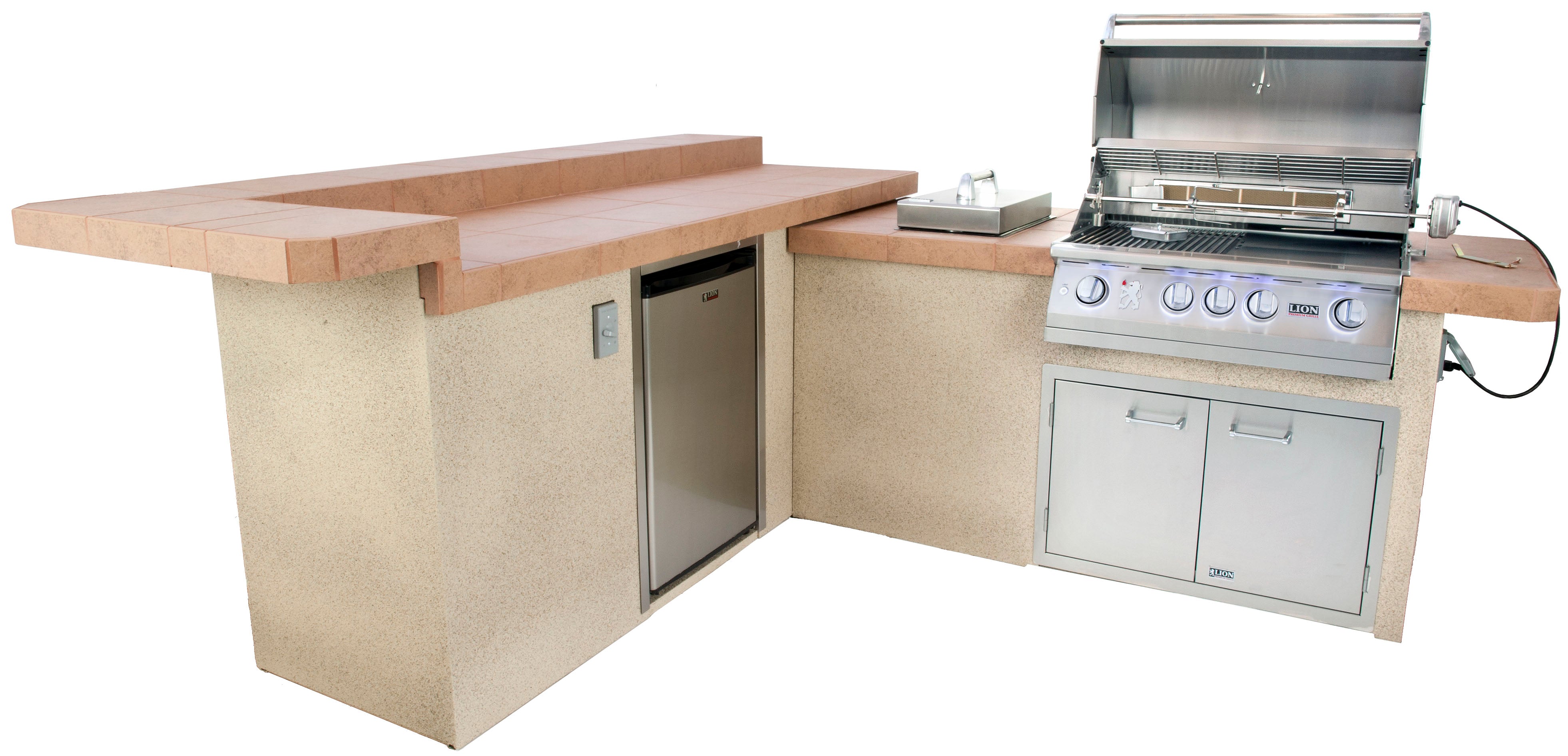 Lion American Q BBQ Island